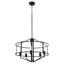 Quorum 8373-5-59 - TOBIN 24" 5LT PENDANT - MB
