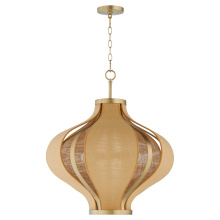 Quorum 892-3-80 - MONROE 3 LIGHT PENDANT - AGED BRASS