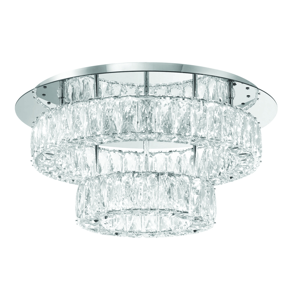Kinsley LED Polished Chrome Flush Mount
