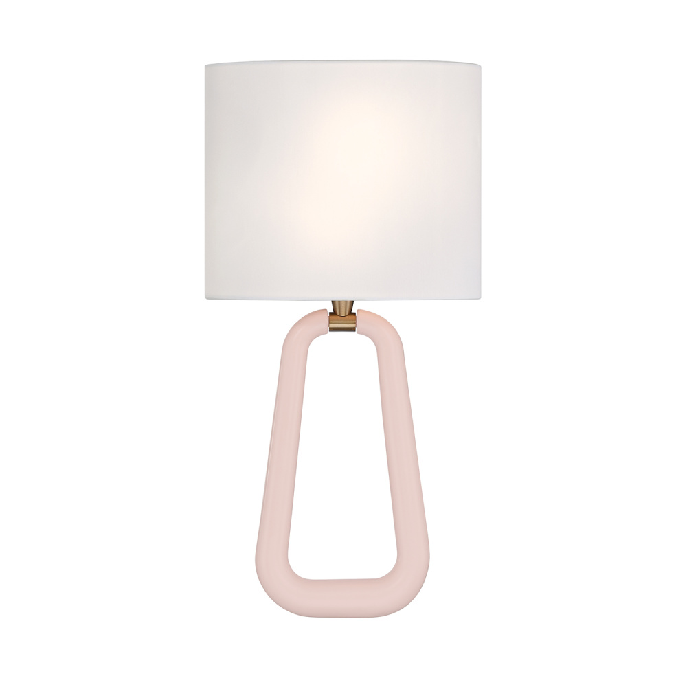 Jori 2 Light Aged Brass + Blush Sconce