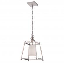 CRYSTORAMA 2240-PN - Libby Langdon Sylvan 1 Light Polished Nickel Mini Pendant