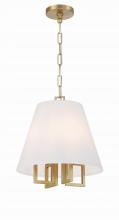 CRYSTORAMA 2254-VG - Libby Langdon Westwood 4 Light Vibrant Gold Pendant