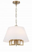 CRYSTORAMA 2255-VG - Libby Langdon Westwood 5 Light Vibrant Gold Pendant