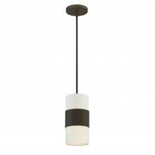 CRYSTORAMA 290-DB - Libby Langdon Grayson 1 Light Dark Bronze Mini Pendant