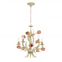 CRYSTORAMA 4805-SR - Southport 5 Light Sage Rose Chandelier