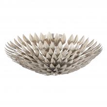 CRYSTORAMA 507-SA - Broche 6 Light Antique Silver Flush Mount