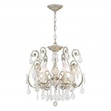 CRYSTORAMA 5115-OS-CL-MWP - Regis 6 Light Hand Cut Crystal Olde Silver Chandelier