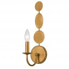 CRYSTORAMA 541-GA - Layla 4.25'' Antique Gold Sconce