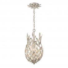 CRYSTORAMA 563-SA - Broche 3 Light Antique Silver Mini Pendant