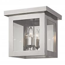 CRYSTORAMA 6050-PN - Brian Patrick Flynn Hurley 4 Light Polished Nickel Flush Mount