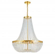 CRYSTORAMA 609-GA - Rylee 8 Light Antique Gold Chandelier