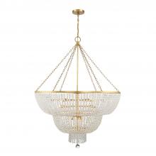 CRYSTORAMA 614-GA - Rylee 15 Light Antique Gold Chandelier