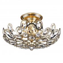 CRYSTORAMA 7583-DT - Sterling 3 Light Distressed Twilight Semi Flush Mount