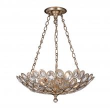 CRYSTORAMA 7584-DT - Sterling 3 Light Distressed Twilight Chandelier
