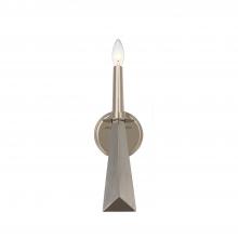 CRYSTORAMA 7591-PN - Palmer 1 Light Polished Nickel Sconce