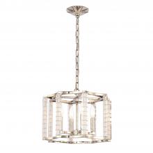 CRYSTORAMA 8854-PN - Carson 4 Light Polished Nickel Chandelier