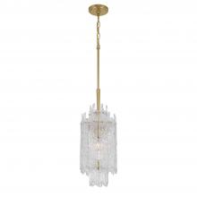 CRYSTORAMA ACK-921-AG - Libby Langdon Ackerly 1 Light Aged Brass Pendant