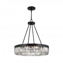 CRYSTORAMA ALI-B2010-CZ - Alister 10 Light Charcoal Bronze Chandelier