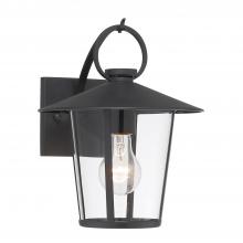 CRYSTORAMA AND-9201-CL-MK - Andover 1 Light Matte Black Outdoor Sconce