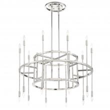 CRYSTORAMA ARS-B4020-PN - Aries 20 Light Polished Nickel Chandelier
