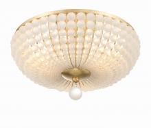 CRYSTORAMA BLA-10660-GA - Bella 3 Light Antique Gold Semi Flush Mount
