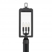 CRYSTORAMA BYR-80109-MK - Byron 3 Light Matte Black Outdoor Post