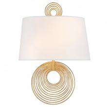 CRYSTORAMA DOR-B7702-RG - Doral 2 Light Renaissance Gold Sconce