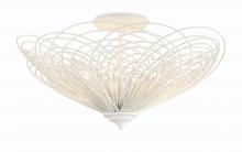 CRYSTORAMA DOR-B7703-MT - Doral 3 Light Matte White Semi Flush Mount