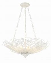 CRYSTORAMA DOR-B7706-MT - Doral 6 Light Matte White Chandelier