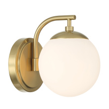 CRYSTORAMA ED0121001VG - Maverick 1 Light Vibrant Gold Bathroom Vanity