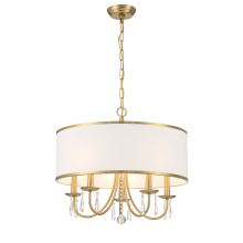 CRYSTORAMA ED0662205VG - Adalynn 5 Light Vibrant Gold Chandelier