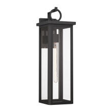CRYSTORAMA ED0811201MK - Boadie 1 Light Matte Black Outdoor Sconce