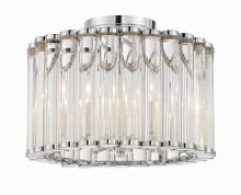 CRYSTORAMA ELL-B3004-PN_CEILING - Libby Langdon Elliot 4 Light Polished Nickel Semi Flush Mount