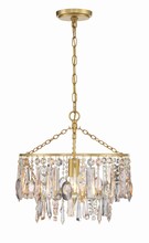 CRYSTORAMA ELS-7100-GA - Elsa 1 Light Antique Gold Pendant