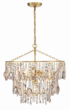 CRYSTORAMA ELS-7103-GA - Elsa 3 Light Antique Gold Chandelier