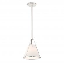 CRYSTORAMA FUL-900-PN - Fulton 1 Light Polished Nickel Mini Pendant