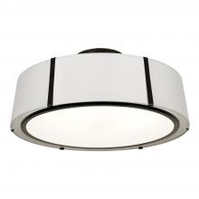 CRYSTORAMA FUL-907-BK_CEILING - Fulton 6 Light Matte Black Semi Flush Mount
