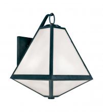 CRYSTORAMA GLA-9722-OP-BC - Brian Patrick Flynn Glacier 2 Light Black Charcoal Outdoor Sconce