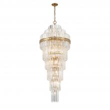CRYSTORAMA HAY-1419-AG - Hayes 31 Light Aged Brass Chandelier