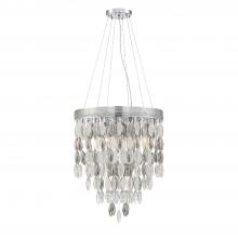 CRYSTORAMA HUD-A2219-CH - Hudson 9 Light Polished Chrome Chandelier