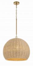 CRYSTORAMA JAC-10503-SG - Jace 3 Light Soft Gold Pendant