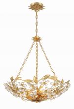 CRYSTORAMA MSL-306-GA - Marselle 6 Light Antique Gold Chandelier