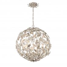CRYSTORAMA MSL-316-SA - Marselle 6 Light Antique Silver Pendant