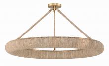 CRYSTORAMA OAK-7538-SG_CEILING - Oakley Integrated LED Soft Gold Semi Flush Mount