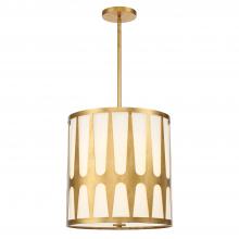 CRYSTORAMA ROY-805-GA - Royston 4 Light Antique Gold Pendant