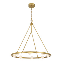 CRYSTORAMA TRL-2805-LG - Terrell 29.5'' LED Luxe Gold Chandelier
