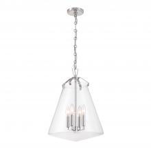 CRYSTORAMA VSS-7015-PN - Voss 4 Light Polished Nickel Pendant