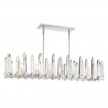 CRYSTORAMA WAT-B2006-PN - Watson 6 Light Polished Nickel Linear Chandelier
