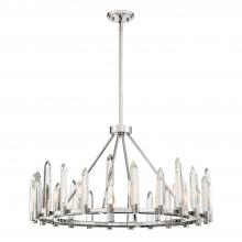 CRYSTORAMA WAT-B2008-PN - Watson 8 Light Polished Nickel Chandelier