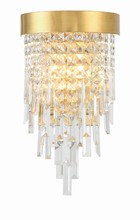 CRYSTORAMA WIN-212-GA-CL-MWP - Winfield 2 Light Antique Gold Sconce